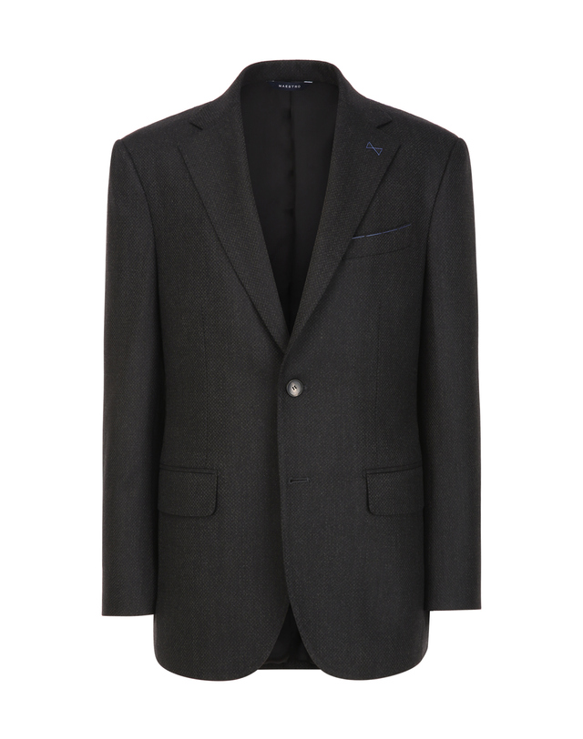 마에스트로 세트 [SET] [COMFORT][LORO PIANA] 차콜그레이 플란넬 마이크로 패턴 수트 셋업 차콜 그레이 상세