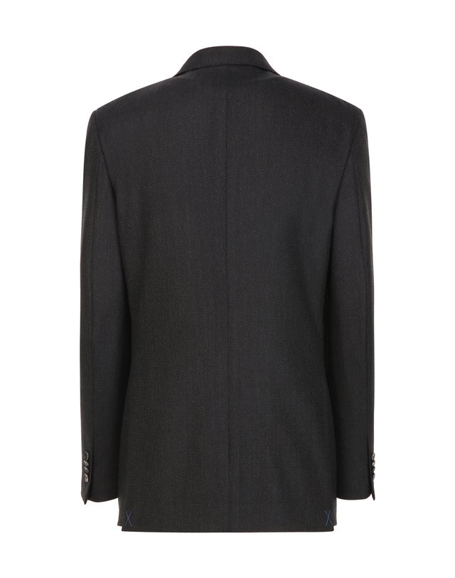 마에스트로 세트 [SET] [COMFORT][LORO PIANA] 차콜그레이 플란넬 마이크로 패턴 수트 셋업 차콜 그레이 상세