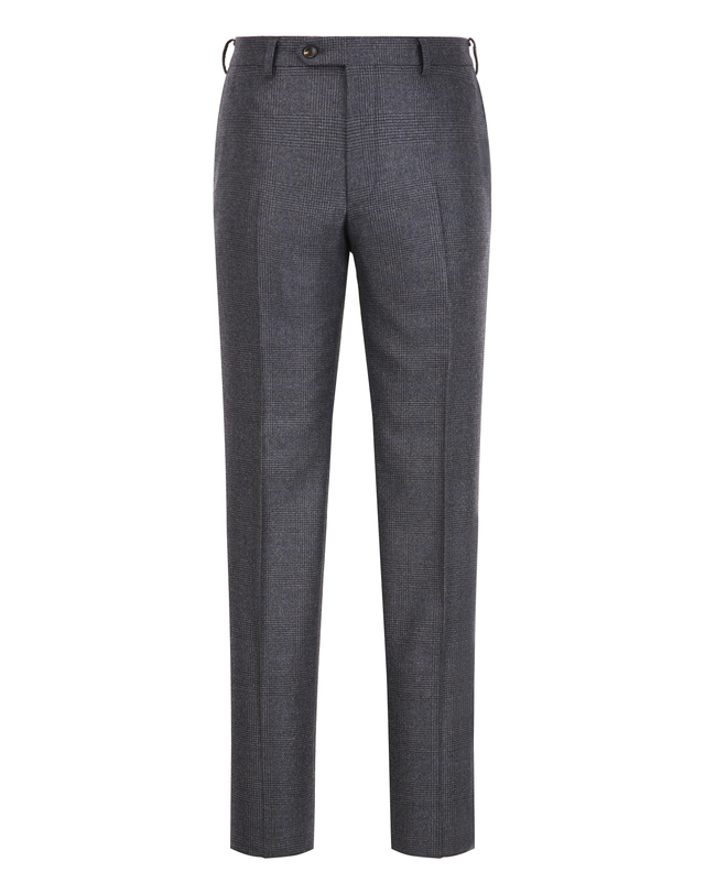 마에스트로 세트 [SET] [COMFORT][ZEGNA] 다크그레이 캐시미어 글랜 체크 수트셋업 진한 그레이 상세