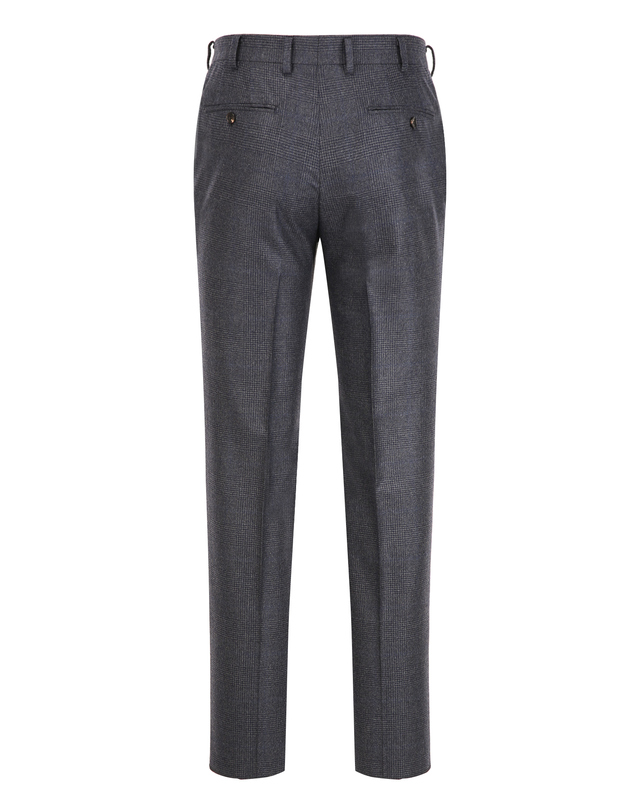 마에스트로 세트 [SET] [COMFORT][ZEGNA] 다크그레이 캐시미어 글랜 체크 수트셋업 진한 그레이 상세