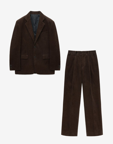 Corduroy Suit Set-up (Brown)