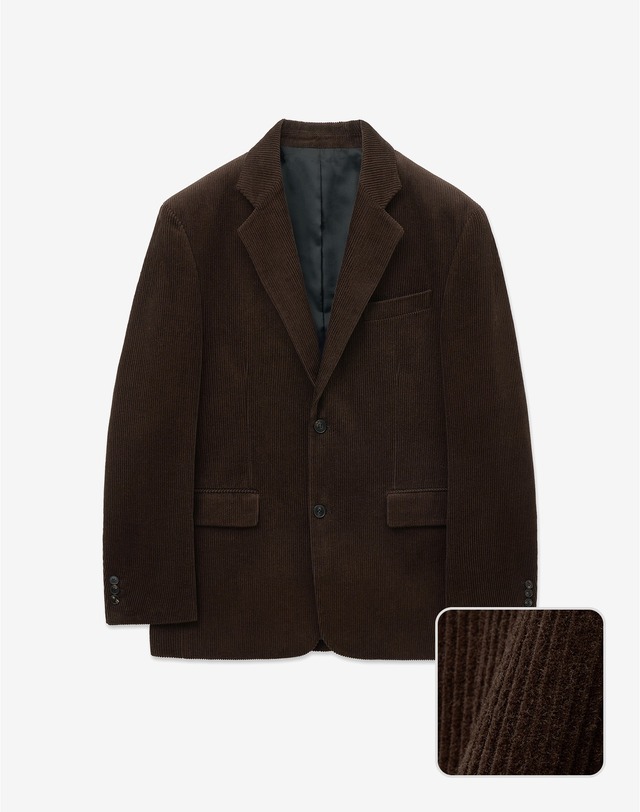 티엔지티 세트 Corduroy Suit Set-up (Brown) 브라운 착용컷
