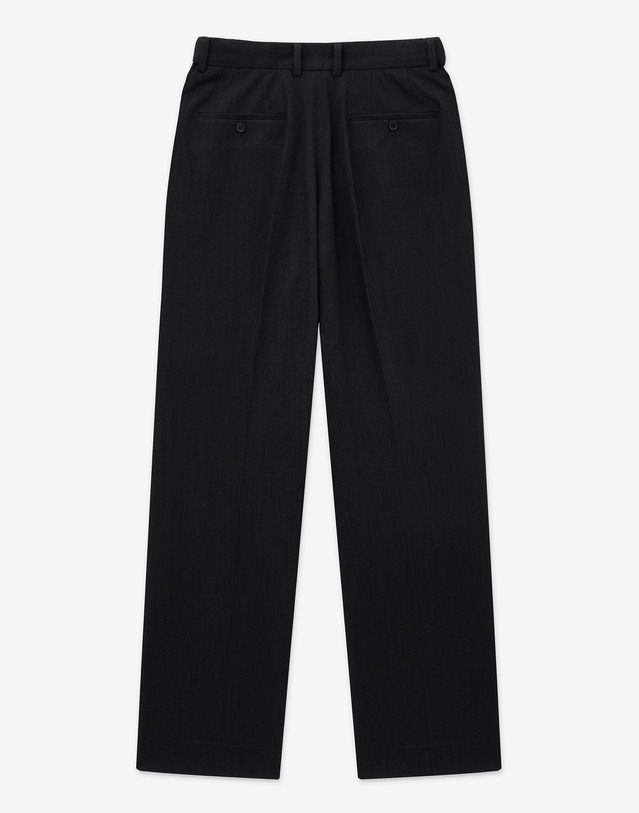 티엔지티 세트 Denim-Like Jacket & Pants Set-up (Black Indigo) 블랙 상세