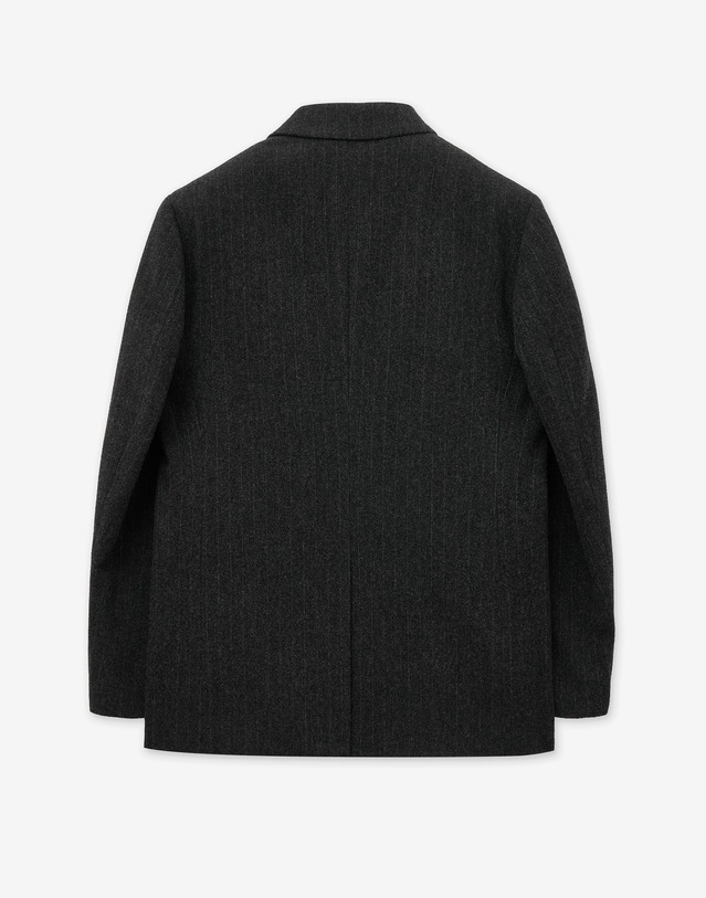 티엔지티 세트 Pin-stripe Wool Single Suit Set-up (Grey) 그레이 착용컷