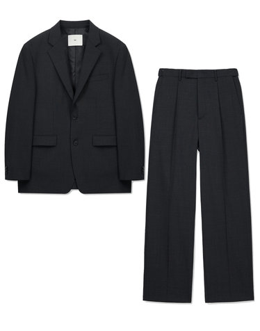 High Wool Blended Comfort Set-up (Charcoal)