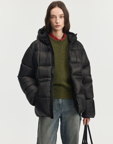 Citymist Midweight European Goose Down Jacket (Carbon Black)