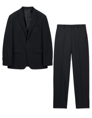 Classic Wool Suit (Black)