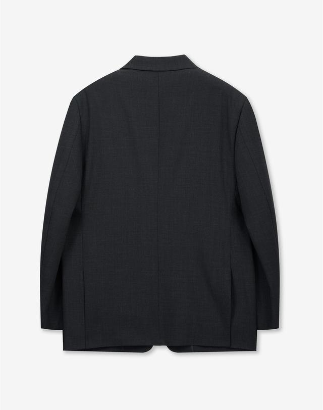 티엔지티 세트 High Wool Blended Comfort Set-up (Navy) 네이비 착용컷