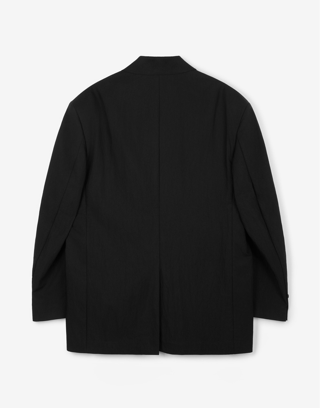 티엔지티 세트 Viscose Blend Oversized Jacket & Pants (Black) 블랙 착용컷