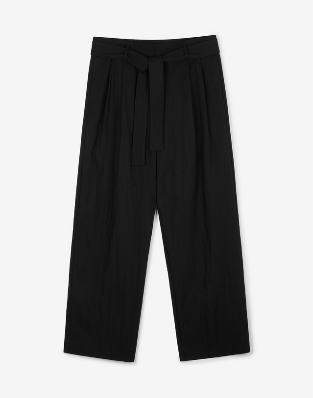 티엔지티 세트 Viscose Blend Oversized Jacket & Pants (Black) 블랙 착용컷