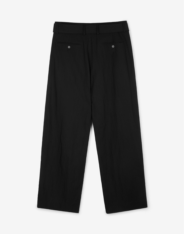 티엔지티 세트 Viscose Blend Oversized Jacket & Pants (Black) 블랙 상세