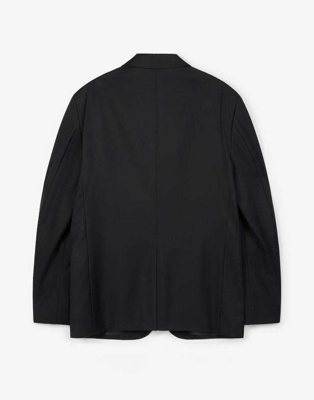 티엔지티 세트 Wool Blend Comfort Jacket & Tapered Pants (Black) 블랙 착용컷