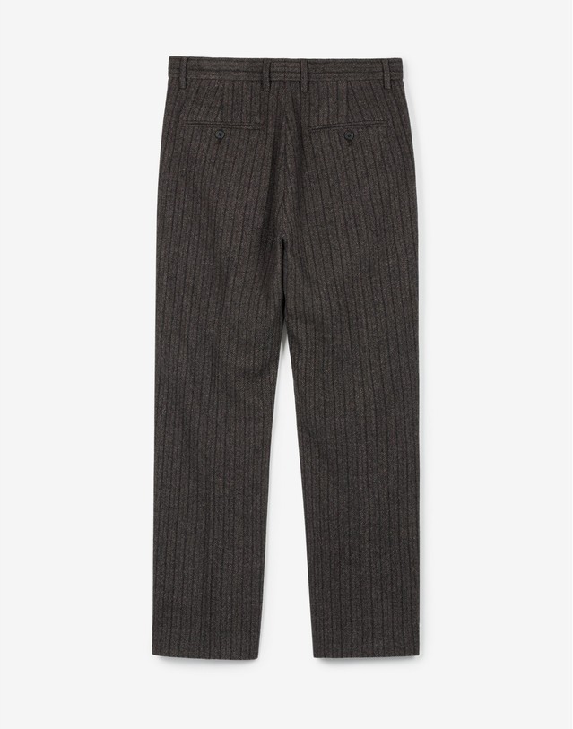 티엔지티 세트 Redford Wool Herringbone Jacket & Tapered Pants (Grey) 그레이 상세