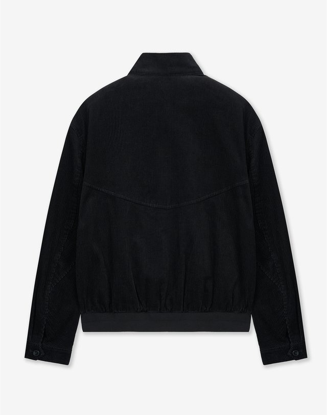 티엔지티 세트 Corduroy Harrington Jumper (Black) 블랙 상세