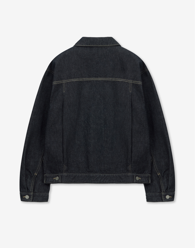 티엔지티 세트 Type-1 & Straight-Fit Denim Set Up (Raw Indigo) 네이비 착용컷