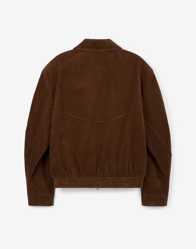 티엔지티 세트 Corduroy Swing-Top (Brown) 브라운 착용컷