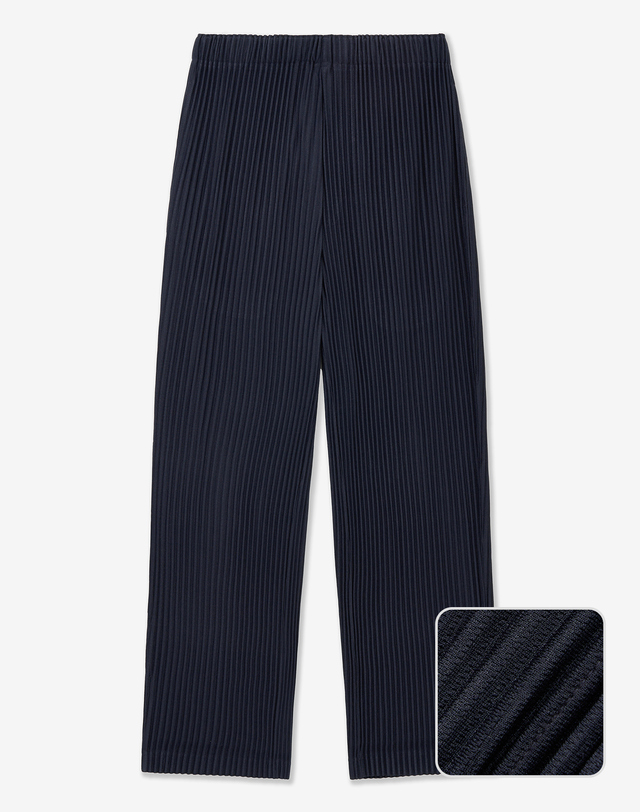 요요기 플리츠 바이 티엔지티 Yoyogi Pleats Hooded Zip-Up & Tapered Pants (Navy) 네이비 착용컷