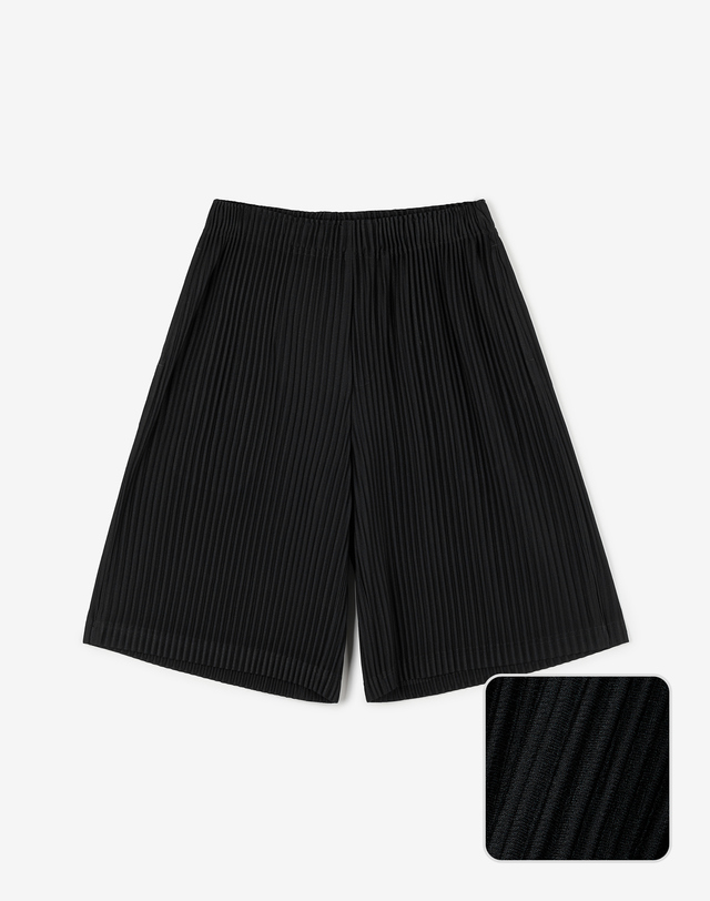 요요기 플리츠 바이 티엔지티 Yoyogi Pleats Tee & Pleats Shorts (Black) 블랙 상세