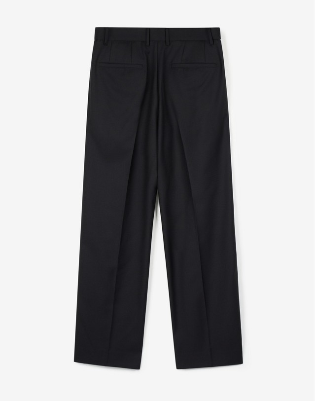 티엔지티 세트 Wool Blend Comfort Jacket & Semi-Wide Pants (Black) 블랙 상세