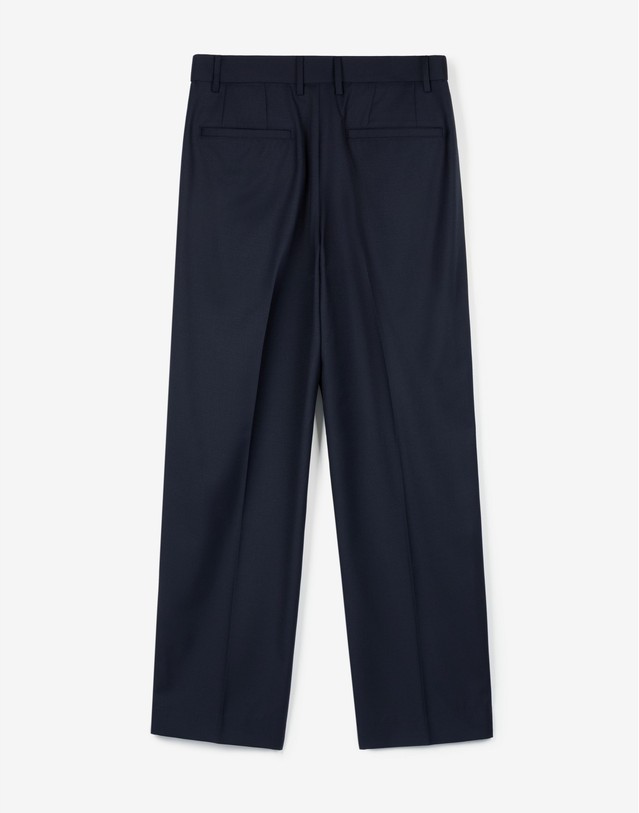 티엔지티 세트 Wool Blend Comfort Jacket & Semi-Wide Pants (Dark Navy) 네이비 상세