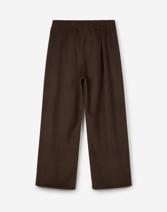티엔지티 세트 [UNI] Koenji Fleece Wide-Leg Pants (Brown) 브라운 착용컷