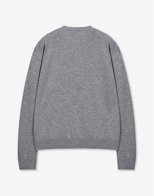 티엔지티 세트 Cashmere Blend Knit Cardigan (Grey) 그레이 착용컷