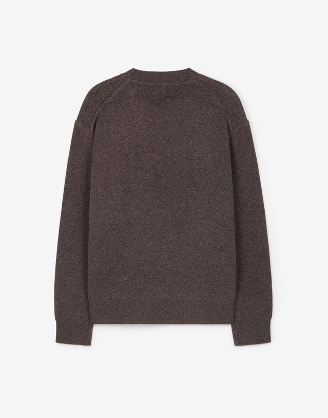 티엔지티 세트 Button-Detail Knit (Brown) 브라운 상세