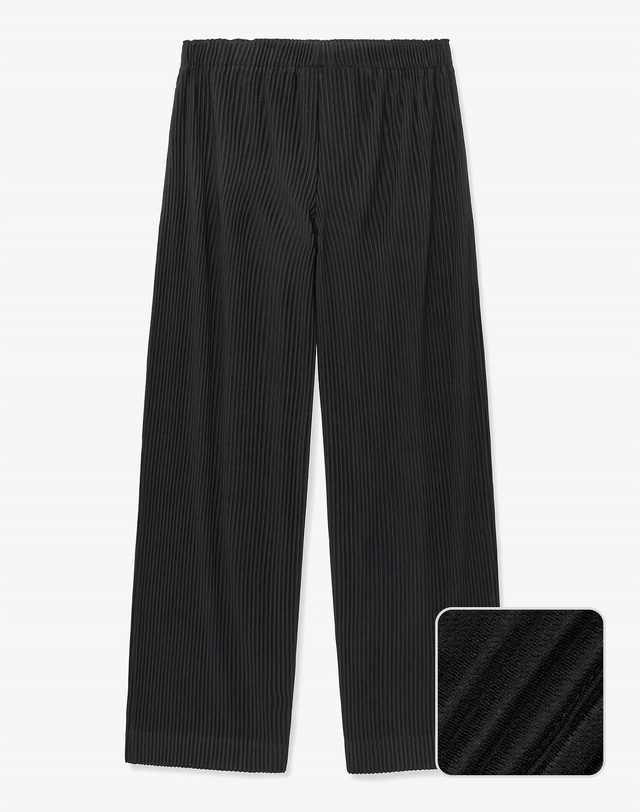요요기 플리츠 바이 티엔지티 Yoyogi Pleats Tee & Wide Pants (Black) 블랙 상세