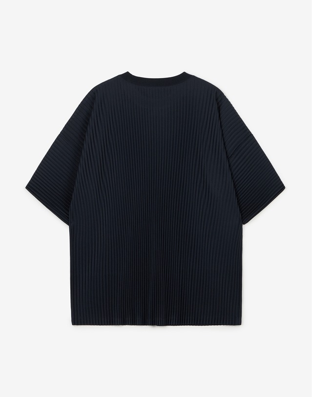 요요기 플리츠 바이 티엔지티 Yoyogi Pleats Tee & Pleats Wide Pants (Navy) Set-up 네이비 상세