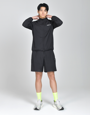 [SET][AIR GRID] Men Pro-Fit Oversized Golf Jacket (BLACK)