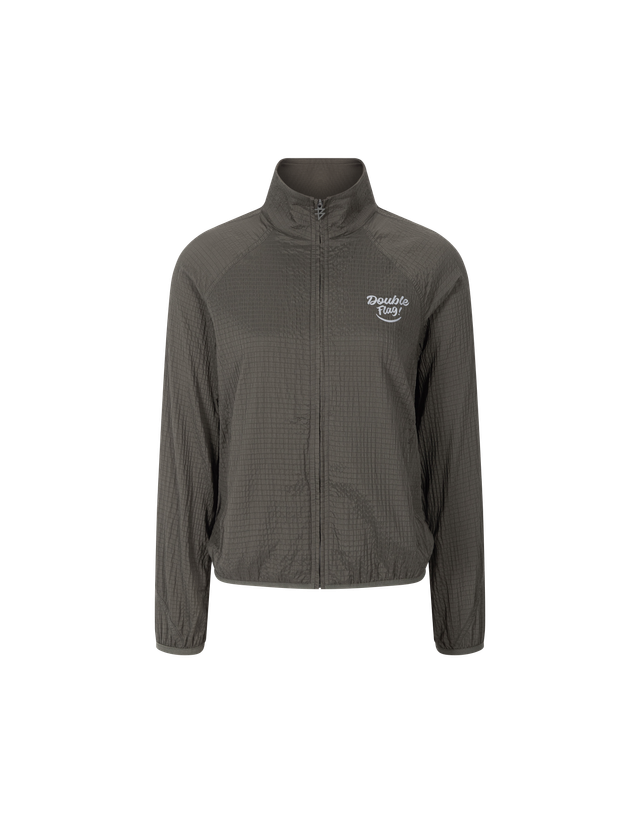 더블플래그 세트 [SET][AIR GRID] Women Pro-Fit Oversized Golf Jacket (KHAKI) 카키 착용컷
