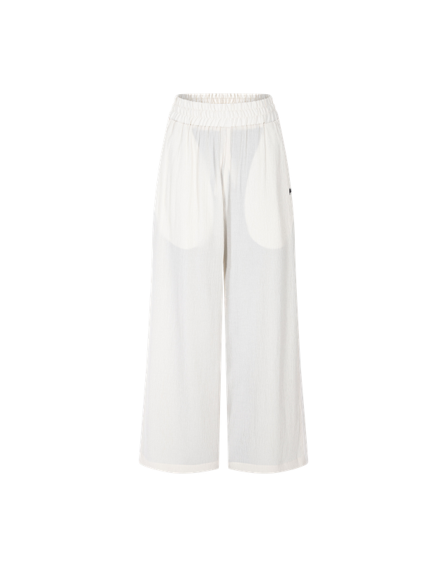 더블플래그 세트 [SET][Micro Pleats] 아이보리 풀집업 베스트 + 와이드 팬츠 상세