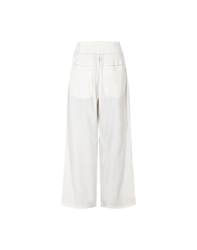 더블플래그 세트 [SET][Micro Pleats] 아이보리 풀집업 베스트 + 와이드 팬츠 상세