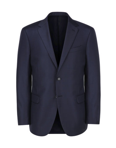 다크 네이비《Tech Tailoring》Loro Piana Fabric 울 실크 수트 자켓
