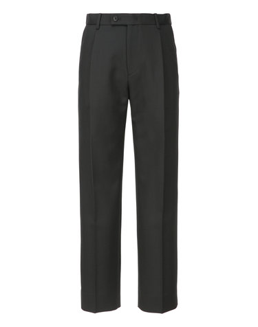 블랙《Wool Twill》G.B.CONTE 스트레이트 핏 단품 팬츠