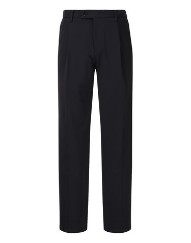 블랙 《Ela Cool》 1-Tuck Straight Fit 슬랙스