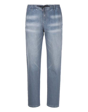 [COMFORT FIT] 라이트 그레이 투 턱 핏 데님 팬츠
