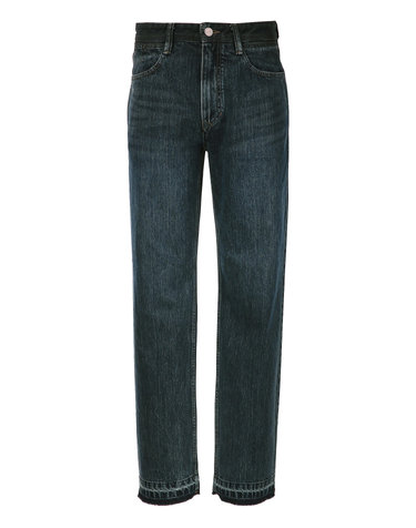 다크네이비《Flex Denim》[Straight] 데님 팬츠