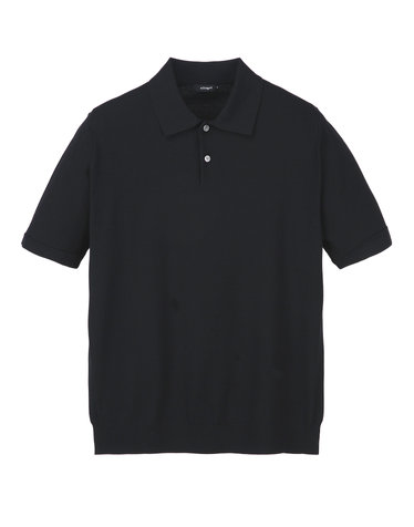 블랙《Mild Rayon》카라넥 니트