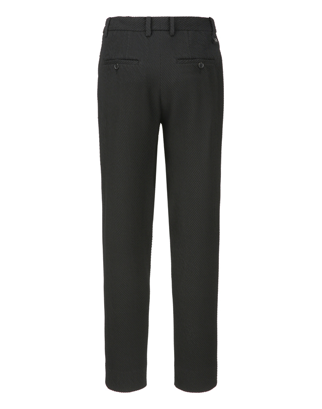 알레그리 블랙《Tech Twill》MARZOTTO 셋업 팬츠 착용컷