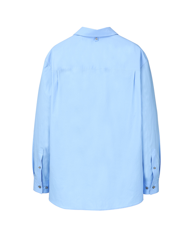 알레그리 블루《Natural Cotton》튜닉 셔츠 착용컷