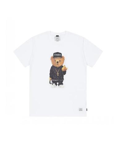 COMPTON BEAR T-SHIRTS WHITE