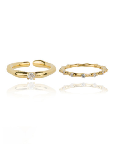 rough&bone ring set _gold[러프 앤 본 반지 세트_골드]