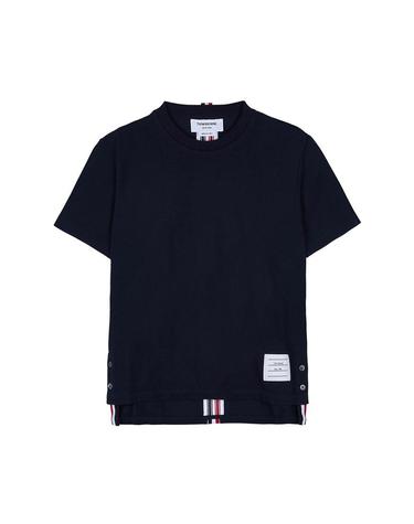 [톰브라운] SS26 여성 릴렉스 핏 반팔 티셔츠 FJS013A 00050 415