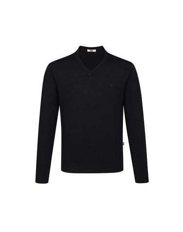 [아울렛] 울100 워셔블 브이넥 풀오버 니트_DLW1SWVL150N1