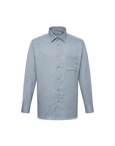 [26FW] 노케어 레이온혼방 솔리드 셔츠 레귤러핏 블루_DMA1SHDL106B1