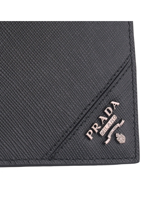 프라다 [PRADA] 사피아노 로고 남성 반지갑 2MO004 QME F0002 착용컷