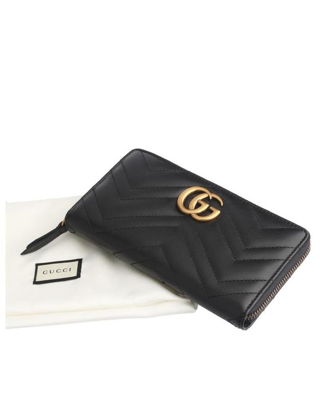 구찌 [GUCCI] GG 마몽트 장지갑 443123 DTD1T 1000 착용컷