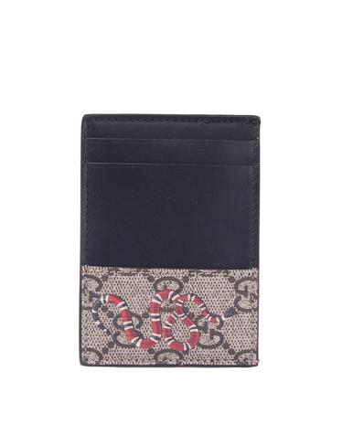 [GUCCI] GG 수프림 스네이크 카드 지갑 597554 HVFAN 8666