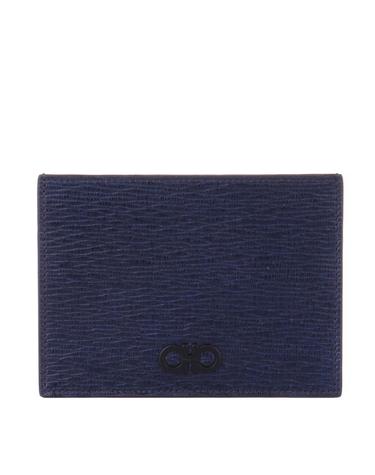 [FERRAGAMO] 간치니 카드 지갑 66 A391 NAVY